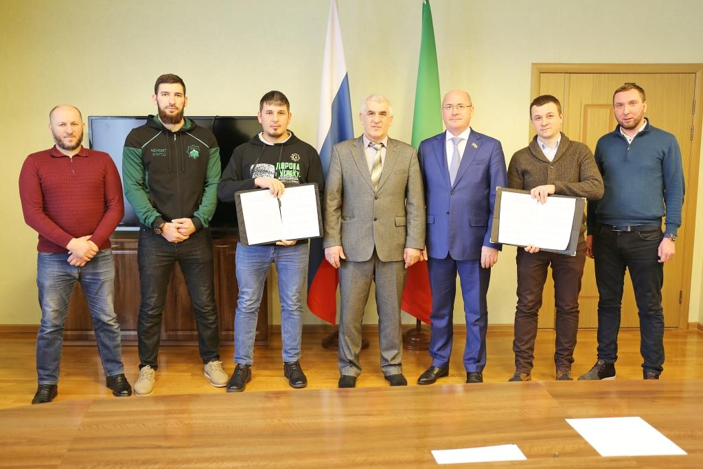Визит делегации из Чеченской Республики