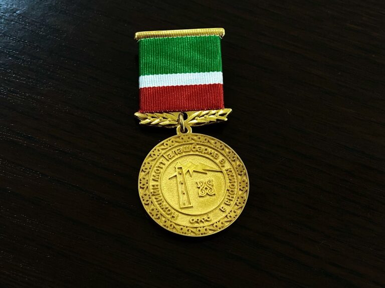 В Чечне показали дизайн медали "Герой ЧР", которую будут вручать за участие в СВ